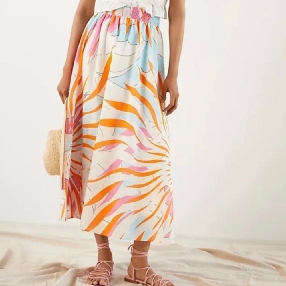 Anthropologie Maeve Size Large Floral boho maxi skirt